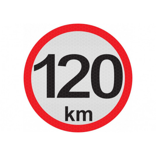 Reflexiós matrica kicsi - 120km