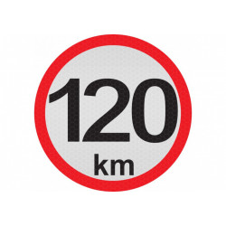 Reflexiós matrica kicsi - 120km