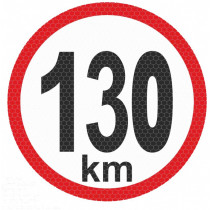 Reflexiós matrica kis - 130km