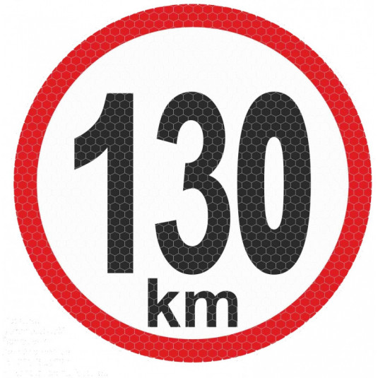 Reflexiós matrica kis - 130km