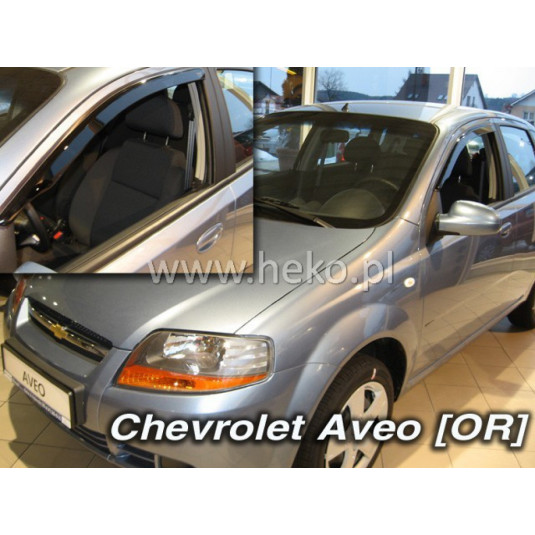 CHEVROLET Aveo 4D (+hátsó) szedán (2004-2006) deflektorok