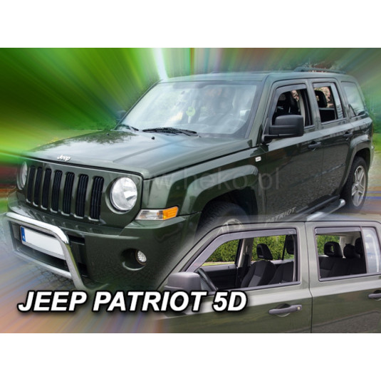 Ablakdeflektorok JEEP Commander 5D (+hátsó) (2006-2010)