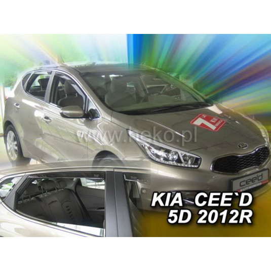 Deflektorok KIA Ceed 5D (+ hátsó) (2012-2018)