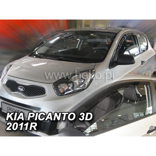 Deflektorok KIA Picanto II 5D (+hátsó) (2011-től)