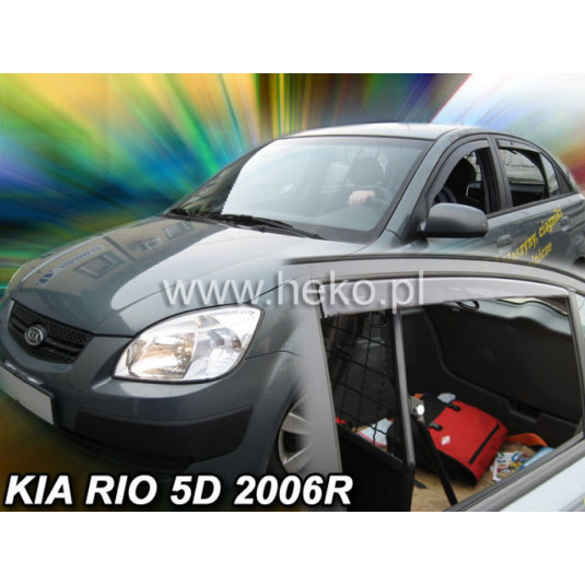 Szélvédő-lecsapók KIA Rio 4D (+hátsó) Sedan (2005-2011)