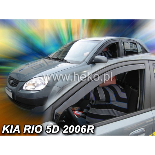 Deflektorok KIA Rio 4/5D (2005-2011)