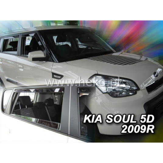 Deflektorok KIA Soul 5D (+hátsó) (2009-2014)