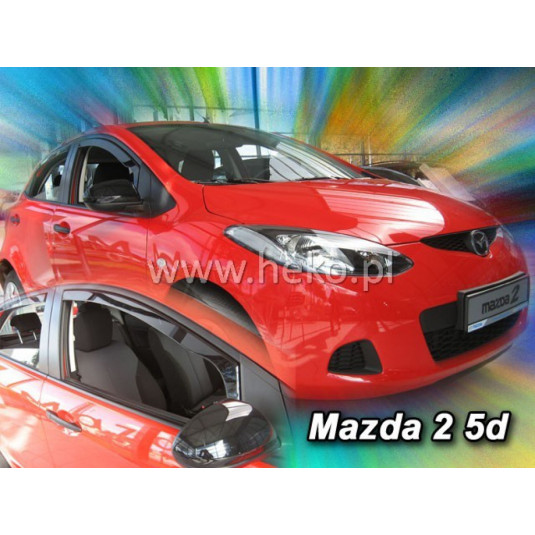 Deflektorok MAZDA 2 5D (2009-2014)