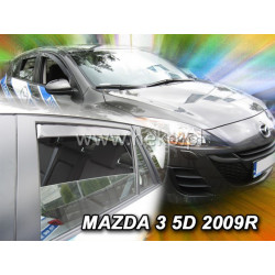 Deflektor MAZDA 3 5D (+hátsó) HB (2009-2014)