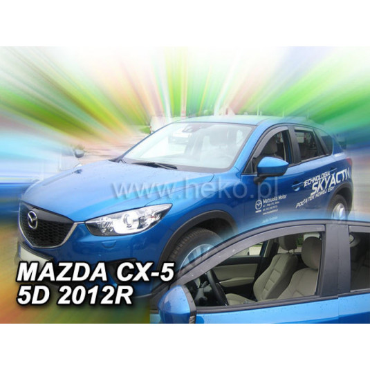 Deflektorok MAZDA CX-5 5D-hez (2012-ből)