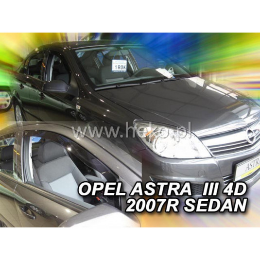 Deflektorok OPEL Astra III H 5D (+hátsó) Sedan (2004-2010)