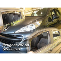 PEUGEOT 207 5D (+hátsó) HB (2006-2012) ablakelhajlítók