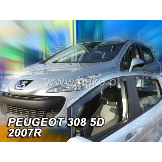 Deflektor PEUGEOT 308 5D (+hátsó) Combi (2007-2013)