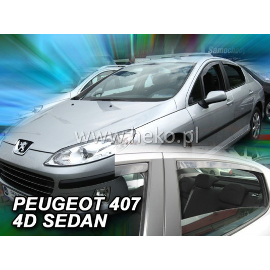 Ablakelhajlítók PEUGEOT 407 4D (+hátsó) Sedan (2004-2010)
