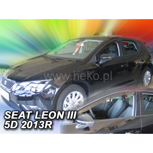 Ablakspoilerek SEAT Leon III 5D (+hátsó) HB (2013-től)