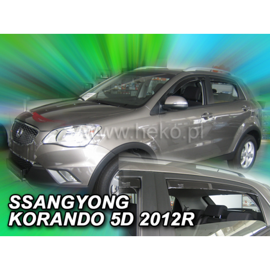 Levegőterelők SSANG-YONG Korando 5D (+hátsó) (2012-2019-tól)