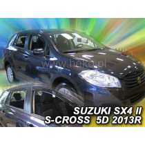 SUZUKI SX4 S-Cross 5D deflektorok (+hátsó) HB (2013-tól)