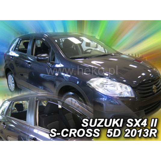 SUZUKI SX4 S-Cross 5D deflektorok (+hátsó) HB (2013-tól)