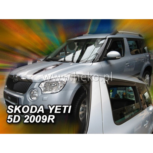 ŠKODA Yeti 5D deflektorok (+hátsó) (2009-2017)
