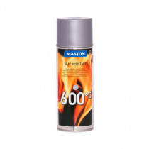 Maston Heatresistant spray 400ml 600°C ezüst