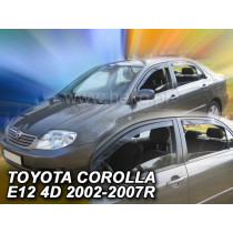 Deflektorok TOYOTA Corolla 4/5D (+hátsó) Sedan (2002-2007)