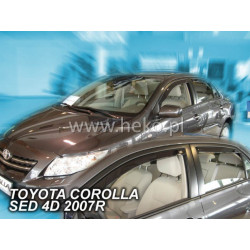 Deflektorok TOYOTA Corolla 4D-hez (2007-2013)