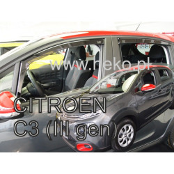 Légterelők CITROËN C3 III 5 ajtós (+hátsó) (2017-től)