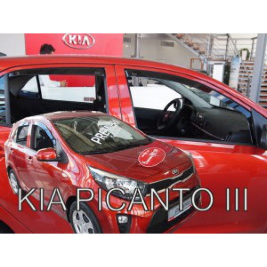 Szélfogók KIA Picanto III 5D (+hátulsó) (2017-től)