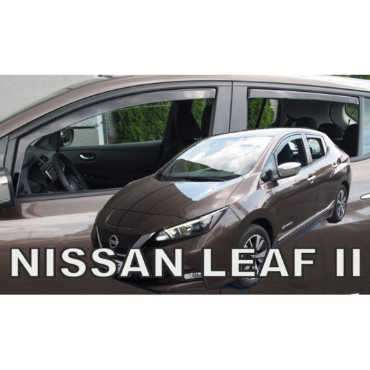 NISSAN Leaf II 5D deflektorok (+hátsó) (2017-től)