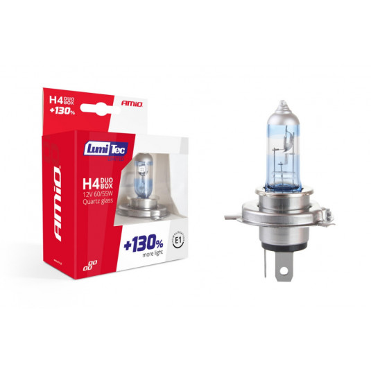 Halogén duo bliszter (2db) szett LumiTec LIMITED +130% H4 12V 60/55W DUO