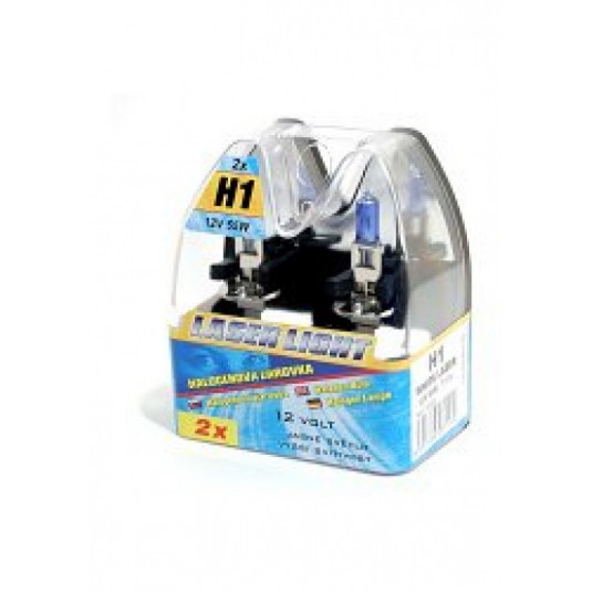 H1 12V 55W FEHÉR LASER halogén izzó 2db