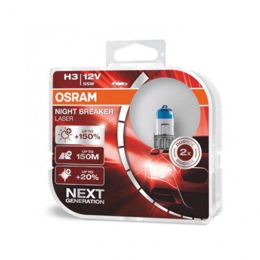 OSRAM H3 Night Breaker LASER 150% - Következő generáció