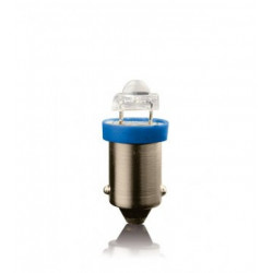 Led izzók 1led 12V BA9S kék (2db)