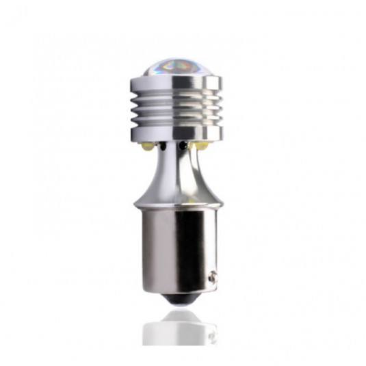 LED BA15s 4x HP LED 12-24V Fehér 1db