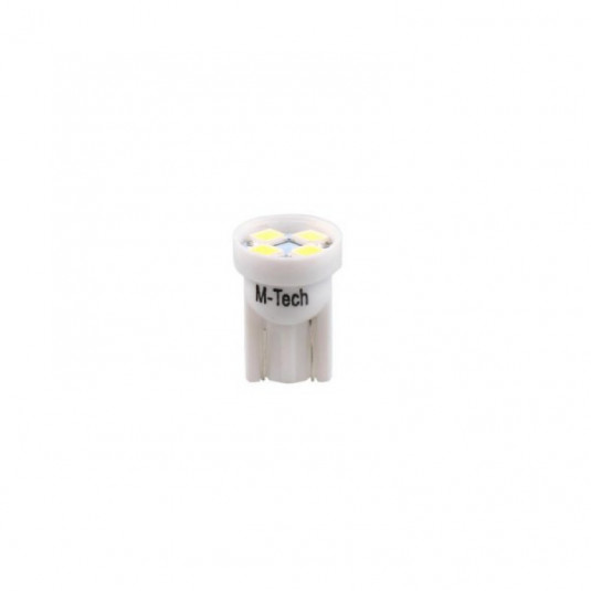 LED W5W 4xSMD3528 24V Fehér