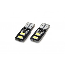 CANBUS LED izzók 4SMD 5730 T10 (W5W) fehér (2 db)