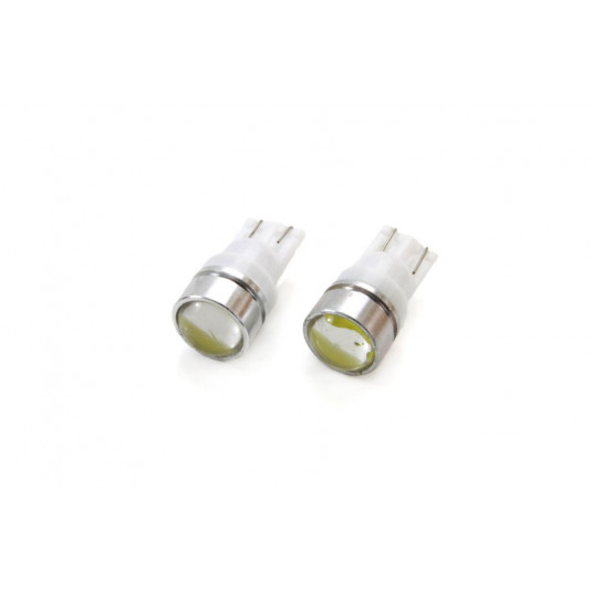 LED STANDARD T10 W5W izzók 3xCOB HP 1,5W 12V Lens (2db)
