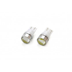 LED STANDARD T10 W5W izzók 3xCOB HP 1,5W 12V Lens (2db)