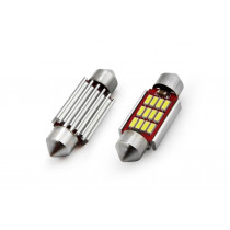 LED izzók CANBUS 12SMD 4014 Festoon 36mm White 12V-24V (2db)