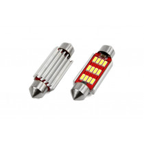 LED CANBUS izzók 12SMD 4014 Festoon 41mm fehér 12V/24V (2 db)