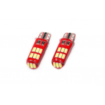 LED CANBUS izzók 15SMD 4014 T10e (W5W) SILCA White 12V (2db)