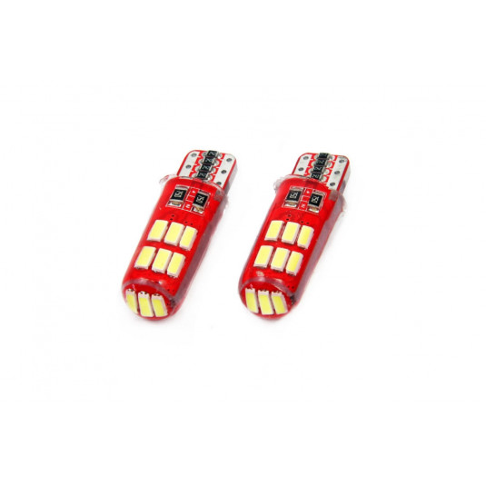 LED CANBUS izzók 15SMD 4014 T10e (W5W) SILCA White 12V (2db)