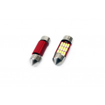 LED CANBUS izzók 12SMD 4014 Festoon 31mm White 12V/24V (2 db)