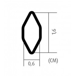 Alumínium háló ezüst, szem 6x16mm