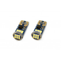 LED izzók CANBUS 18SMD UltraBright 2016 T10e (W5W) fehér 12V/24V (2db)
