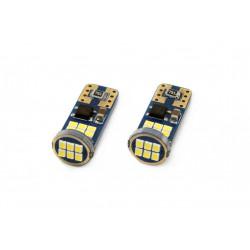 LED izzók CANBUS 18SMD UltraBright 2016 T10e (W5W) fehér 12V/24V (2db)