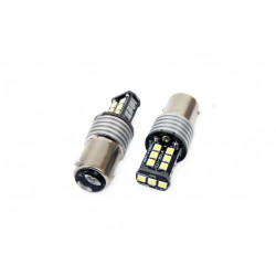 LED CANBUS izzók 15SMD 2835 7,5W 1157 (P21/5W) Fehér 12V/24V (2db)