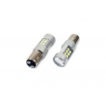 LED izzók CANBUS 24SMD 3030 1157 (P21/5W) White 12V/24V (2db)
