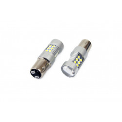 LED izzók CANBUS 24SMD 3030 1157 (P21/5W) White 12V/24V (2db)