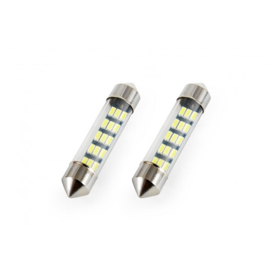 LED STANDARD Festoon C5W 15xSMD 3014 12V 39mm izzók (2 db)